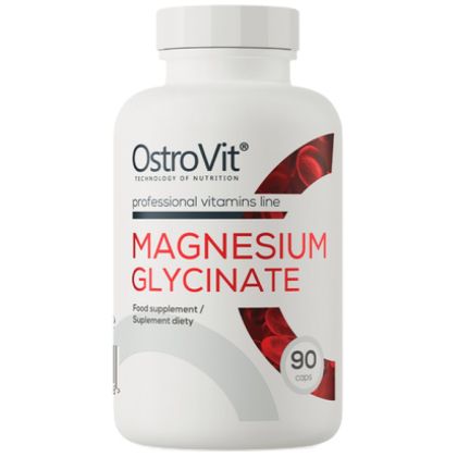 OstroVit Magnesium Glycinate 400 mg | Магнезиев Бисглицинат 400 мг | 90 капсули, 30 Дози 