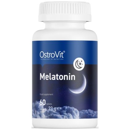 OstroVit Melatonin 1 mg | Мелатонин 1 мг| 60 Таблетки, 60 Дози 