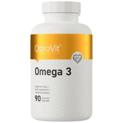 OstroVit Omega 3 1000 mg | Омега 3 1000 мг | 90 гел капсули, 90 дози 