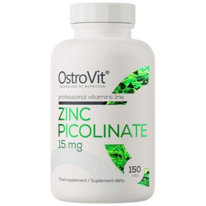 OstroVit Zinc Picolinate 15 mg | Цинк Пиколинат 15 мг | 150 таблетки, 150 дози 