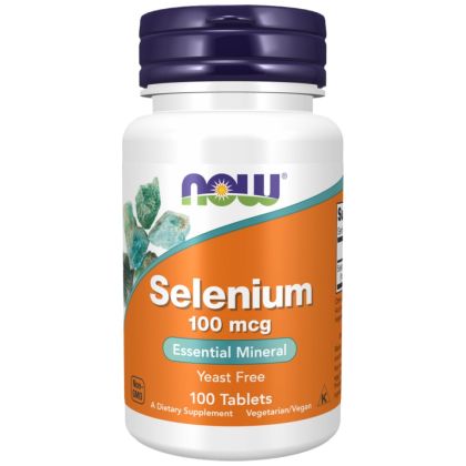 NOW Foods Selenium 100 mcg | Селен 100 мкг | 100 Таблетки 