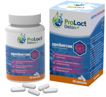 ProLact DETOX+ | Пробиотик с Бял Трън и Силимарин | 60 капсули 