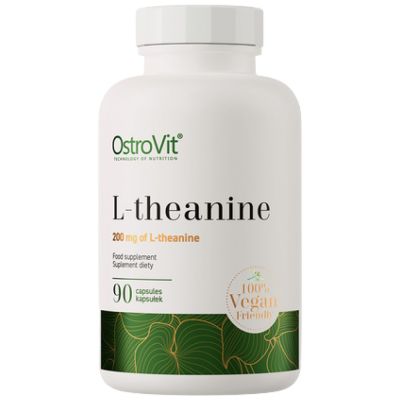OstroVit L-Theanine 200 mg Vege | L-Теанин 200 мг |90 капсули, 90 Дози 