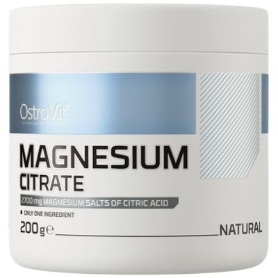 OstroVit Magnesium Citrate Powder | Магнезиев Цитрат на прах| 200 грама, 74 Дози 
