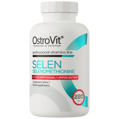 OstroVit Selenium 200 mcg | Селен 200 мкг | 220 таблетки, 220 дози