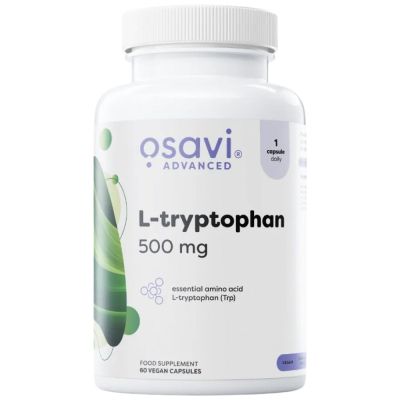 Osavi L-Tryptophan 500 mg | L-Триптофан за Сън и Релаксация | 60 капсули 