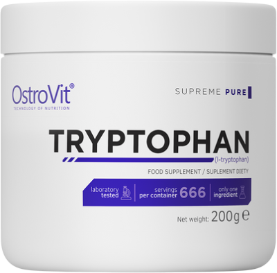 OstroVit Tryptophan Powder | Л-Триптофан на Прах | 200 грама | 200 дози