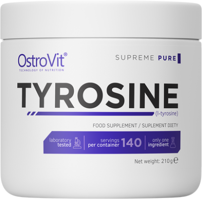 OstroVit Tyrosine Powder | Л-Тирозин на Прах | 210 грама | 140 дози