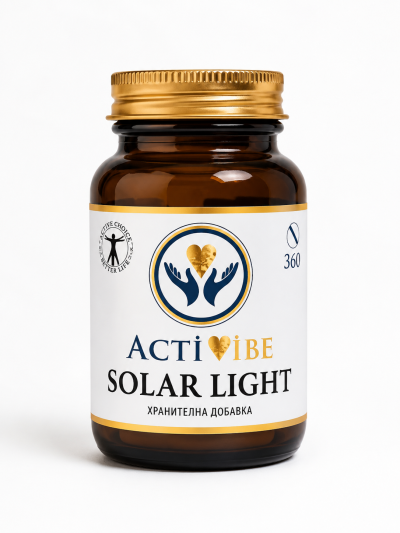 ActiVibe SolarLight Липозомен Витамин D3 1000 IU + K2 MK-4 500 мкг | 360 таблетки 