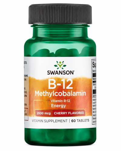 Swanson Vitamin B12 Methylcobalamin 2500 mcg | Б12 Метилкобаламин 2500 мкг | 60 таблетки